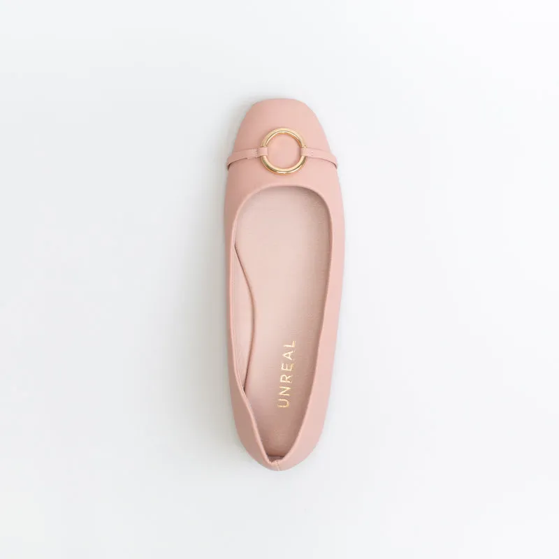 Unreal Women Ring Trim Square Toe Pump _ 150817