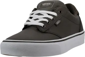 Vans Men's Atwood Deluxe Sneaker, 2-Tone Leather Gray, 10 M US