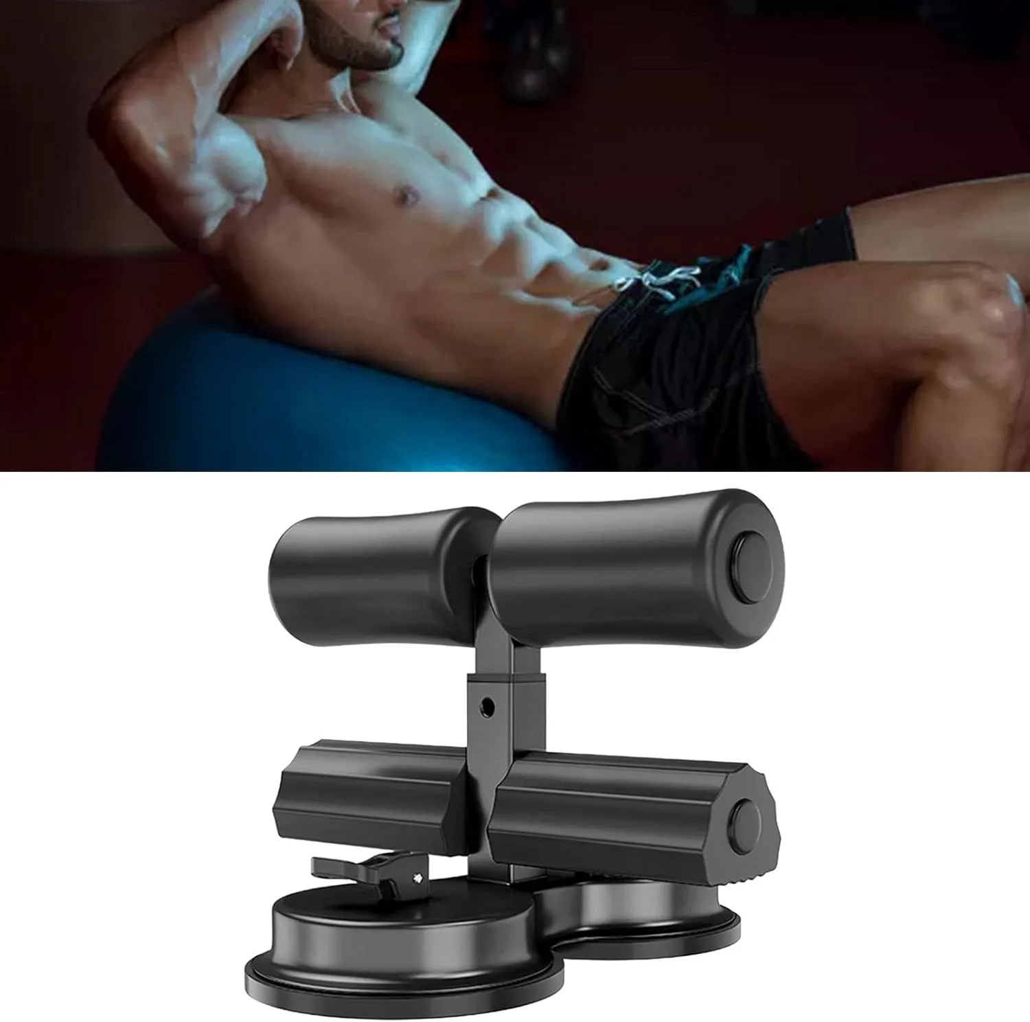 VBESTLIFE Sit Up, Portable Sit Up Assistant Device for Fitness Exercising Abdominal Muscles Full Body Training