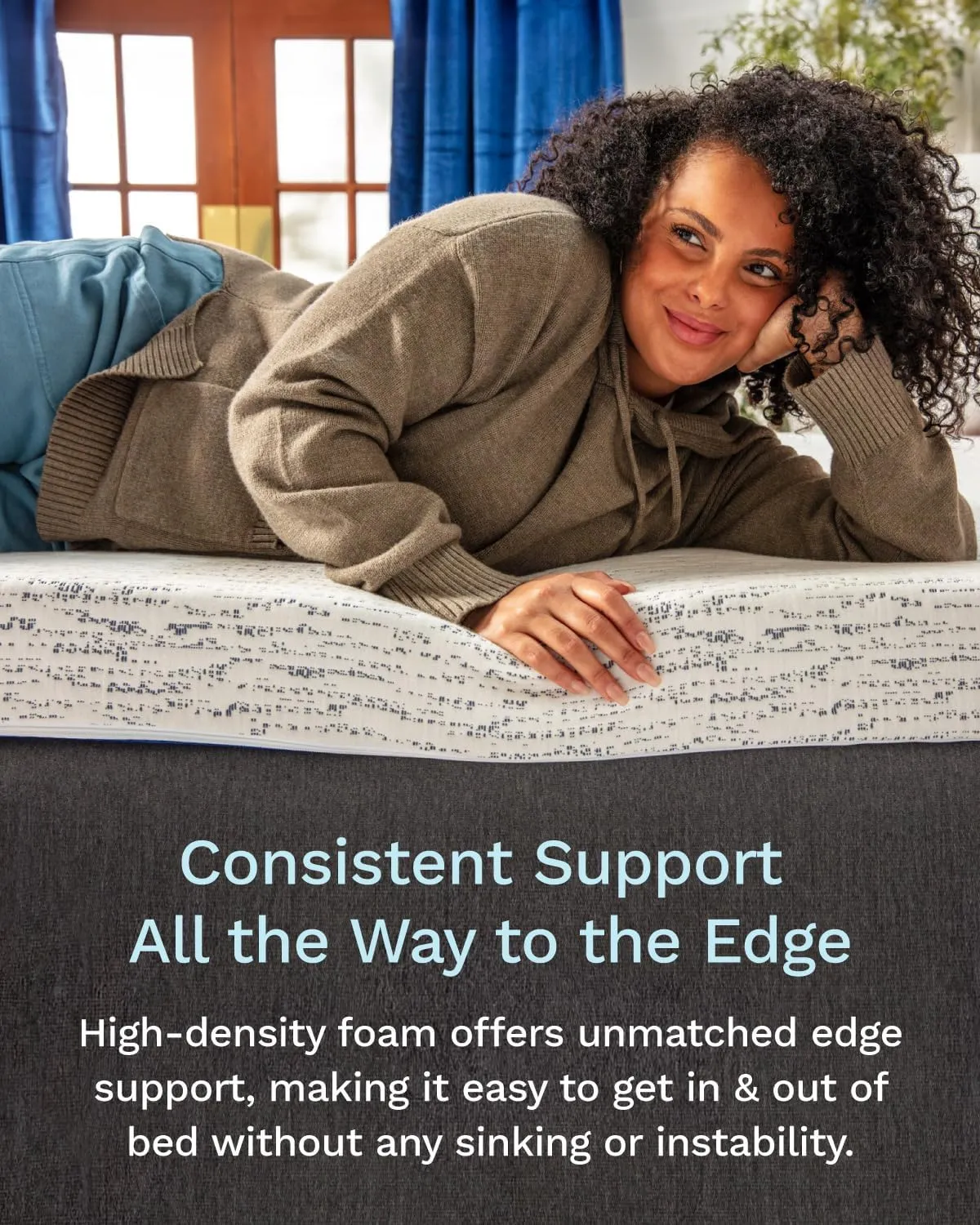 ViscoSoft 3 Inch Memory Foam Mattress Topper King - Select High Density - (Gel-Infused and Ventilated) Mattress Pad with Soft Removable Bamboo-Rayon Cover