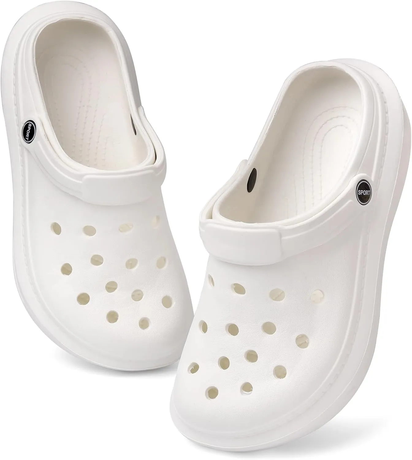 VONMAY Womens Mens Clogs Breathable Summer Beach Sandals Adjustable Slide Garden Shoes Slippers Nonslip