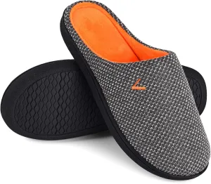 VONMAY Women's Slip On Slippers Warm Two-Tone Memory Foam House Shoes Lightweight Non-Slip Indoor Outdoor