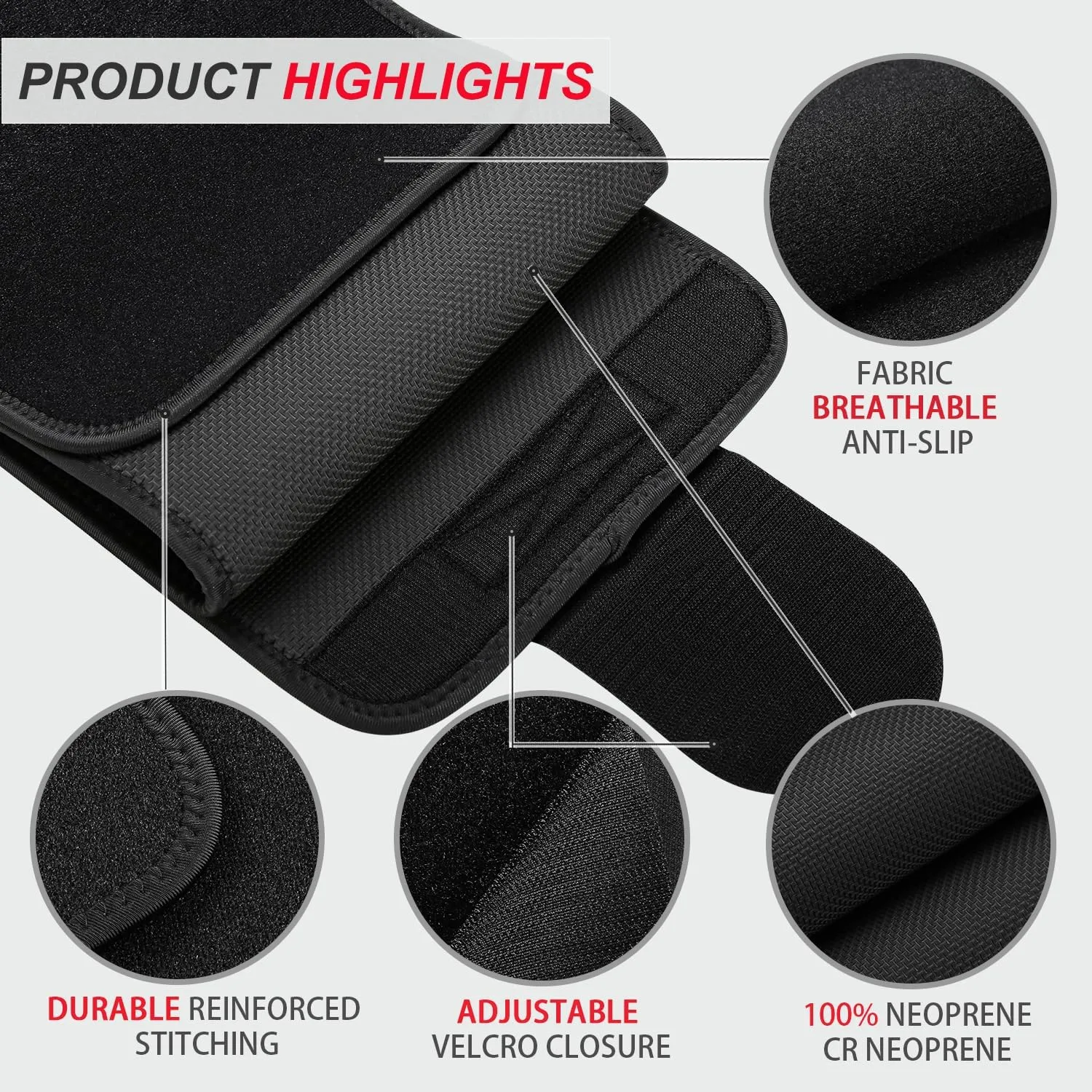 Waist Trimmer Belt, Premium Waist Trainer for Women & Men
