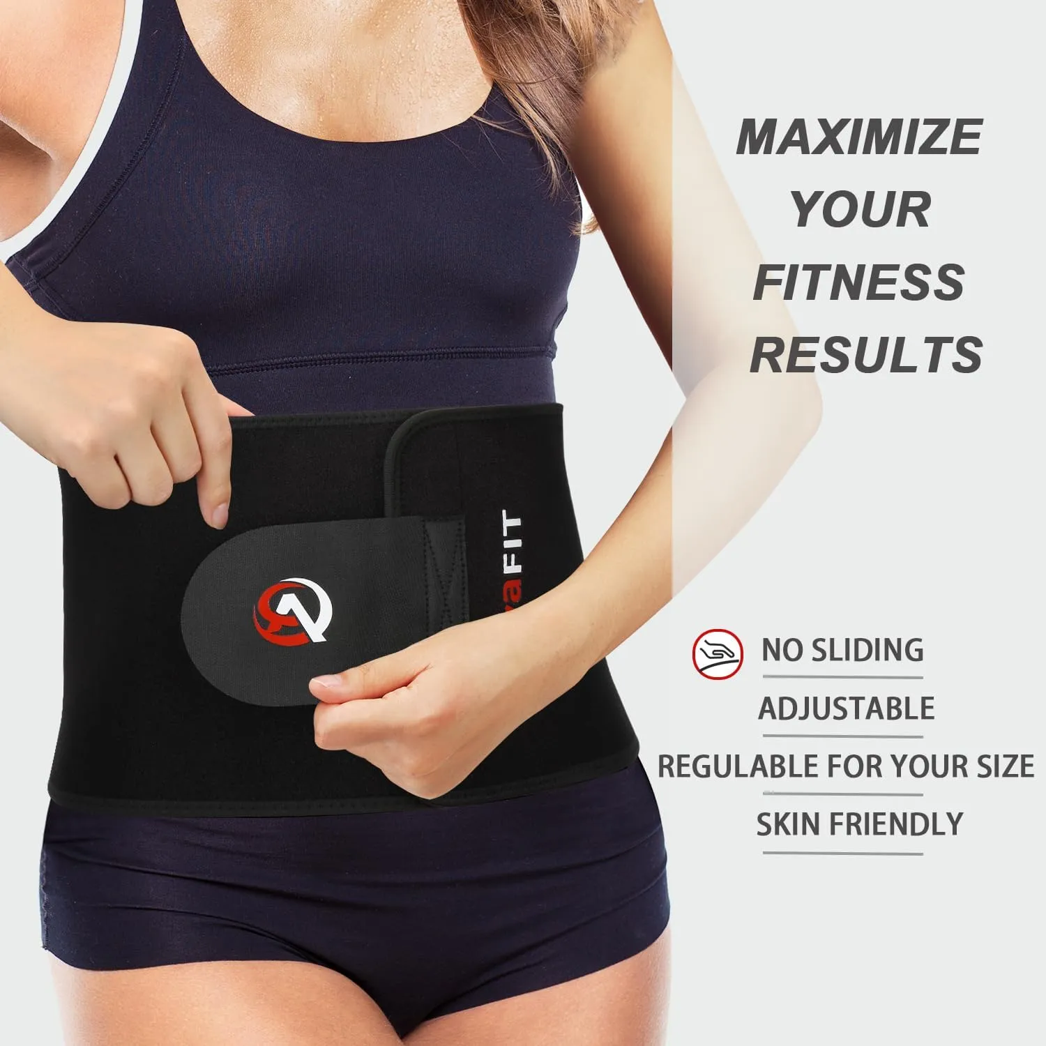 Waist Trimmer Belt, Premium Waist Trainer for Women & Men