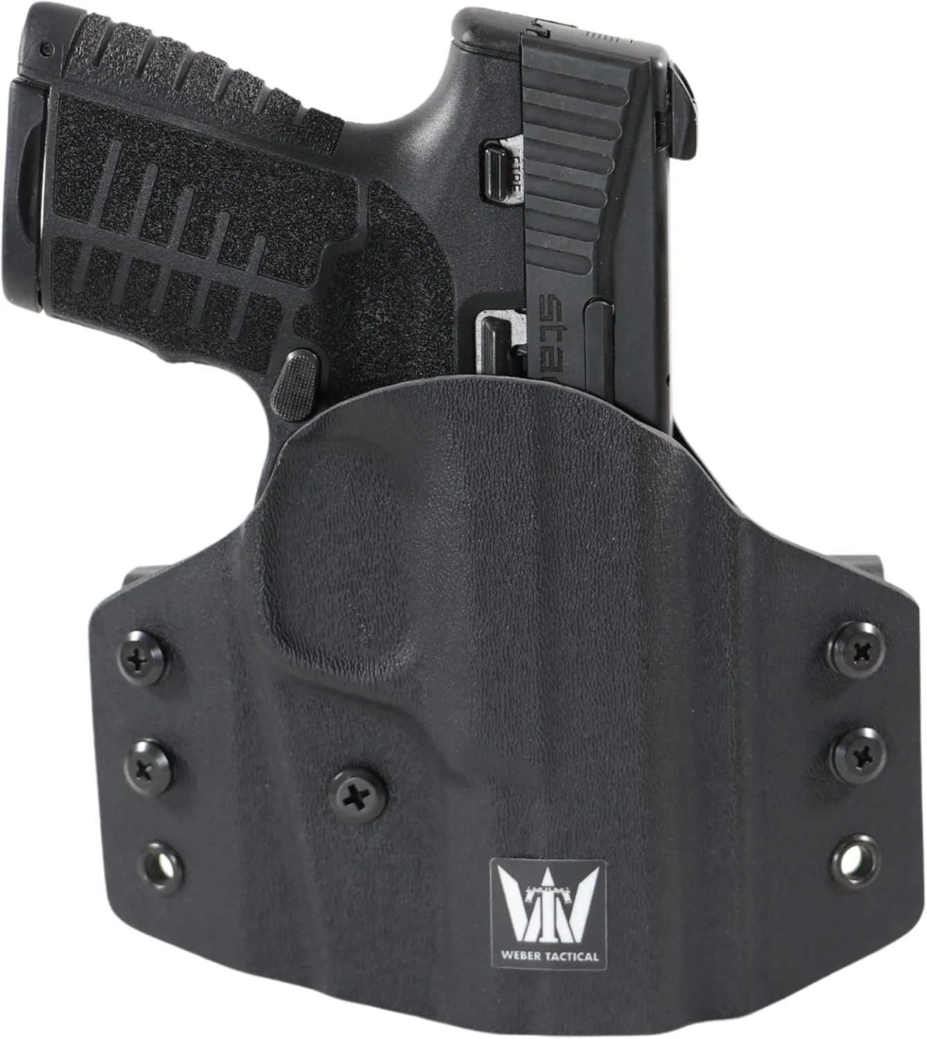 Weber Tactical Holster for Savage Stance, Optics Ready, OWB, USA Made, Precision Fit, Adjustable Passive Retention, Right Hand