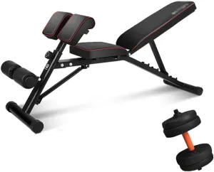 Weight Bench Weight Bench, Multi-Function Professional Dumbbell Sit-up Board Bench Press Home Fitness Chair Chest Muscle Abdominal Fitness Equipment Workout Ben