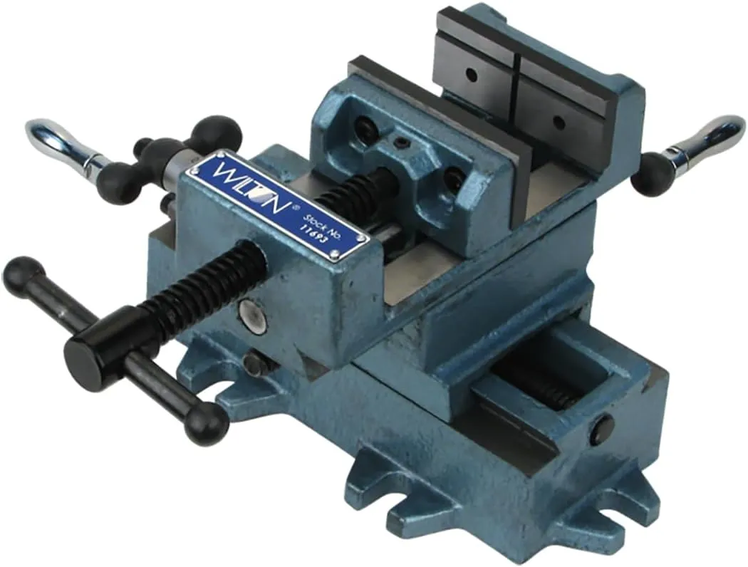 Wilton Cross-Slide Drill Press Vise, 3" Jaw Width & Max Opening, 3" Jaw Depth (Model CS3)