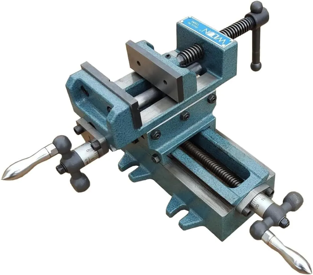 Wilton Cross-Slide Drill Press Vise, 3" Jaw Width & Max Opening, 3" Jaw Depth (Model CS3)