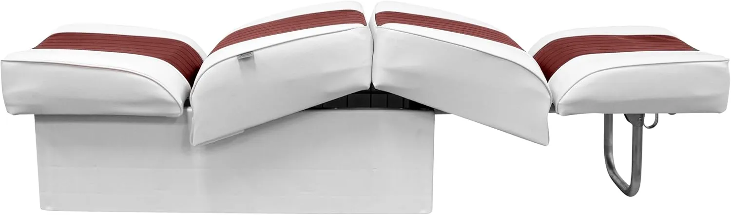 Wise 8WD707P-1-925 Deluxe Lounge Seat (White/Red)
