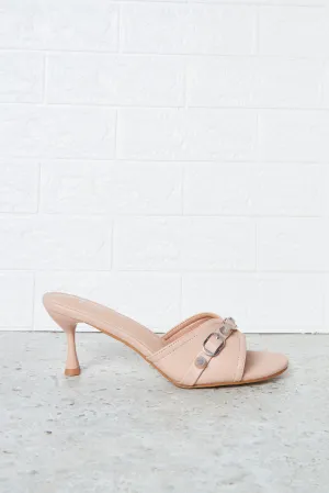 Women Pink Embellished Mule