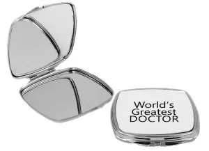 World's Greatest Doctor - Square Compact Mirror Personal Mirror