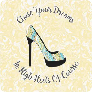 YouCustomizeIt Personalized High Heels Square Decal - XLarge