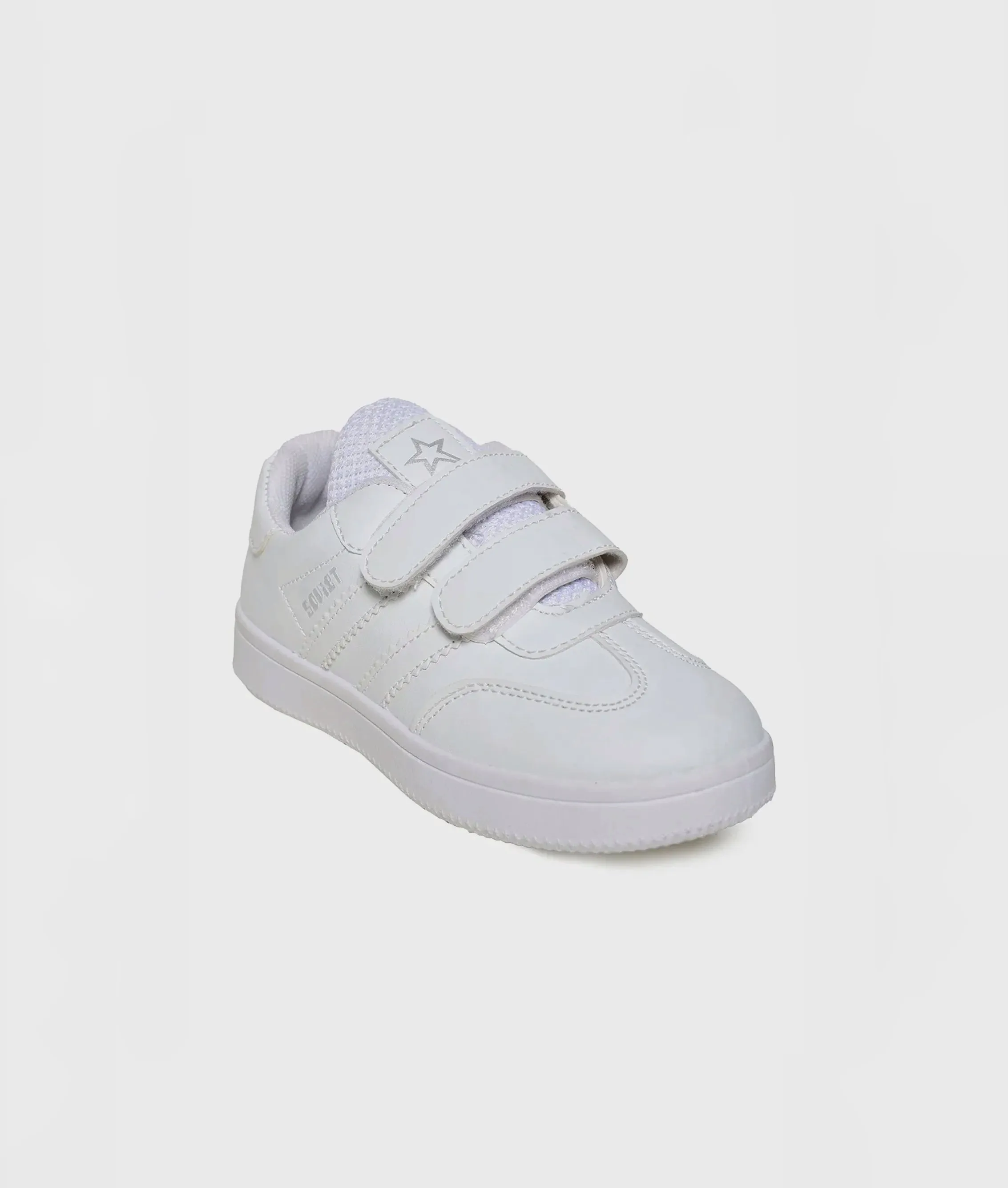 Youth Vespa Velcro Shoe in White