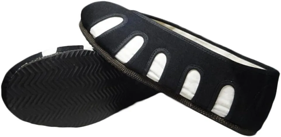 ZooBoo Chinese Monk Buddha Shoes - Wushu Buddhist Kung Fu Tai Chi Shaolin Qi Gong Trainer Wing Chun Slipper Sneaker Footwear with Rubber Sole for Men and Women