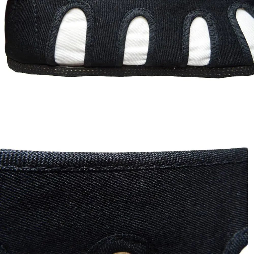 ZooBoo Chinese Monk Buddha Shoes - Wushu Buddhist Kung Fu Tai Chi Shaolin Qi Gong Trainer Wing Chun Slipper Sneaker Footwear with Rubber Sole for Men and Women